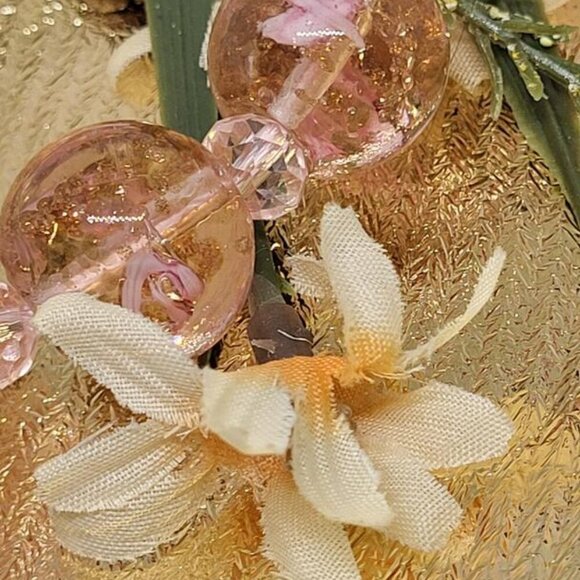 New, Pink Murano Style Glass, Beaded Necklace in Silverstone, 20 inches - Picture 6 of 7